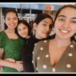 Shivani Rajashekar Instagram - I with My lovelies 👭👭💕💞 had some reallyyyy yummy Vegan food today🤓🤤😎 To all my fellow vegans , go try the best burger ever and lots more @theweekendcafe__ 😎 #plantbasedfood #saynotoanimalcruelty #veganism