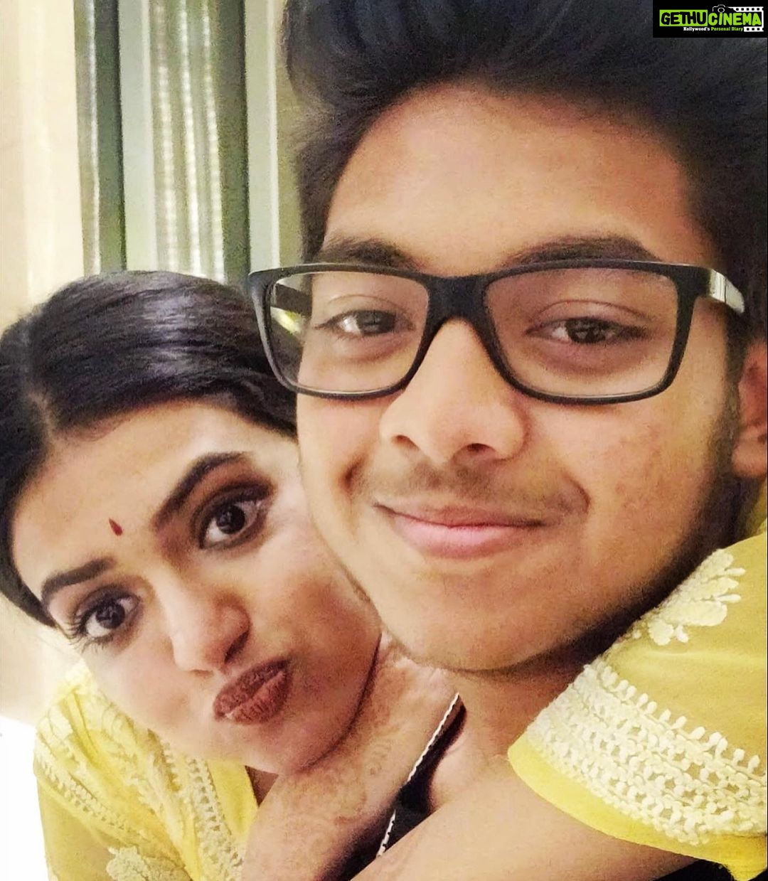 Shivani Rajashekar Instagram - Belated 🙈 Happy Birthday Shiv kutty❤️ U know i love u the most🤷🏻♀️ And I know that iam ur favourite cousin 😛