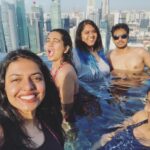 Shivani Rajashekar Instagram - #TheCousinsTrip😎🙆‍♀️ #Singapore2019 Marina Bay Sands Hotel S'pore