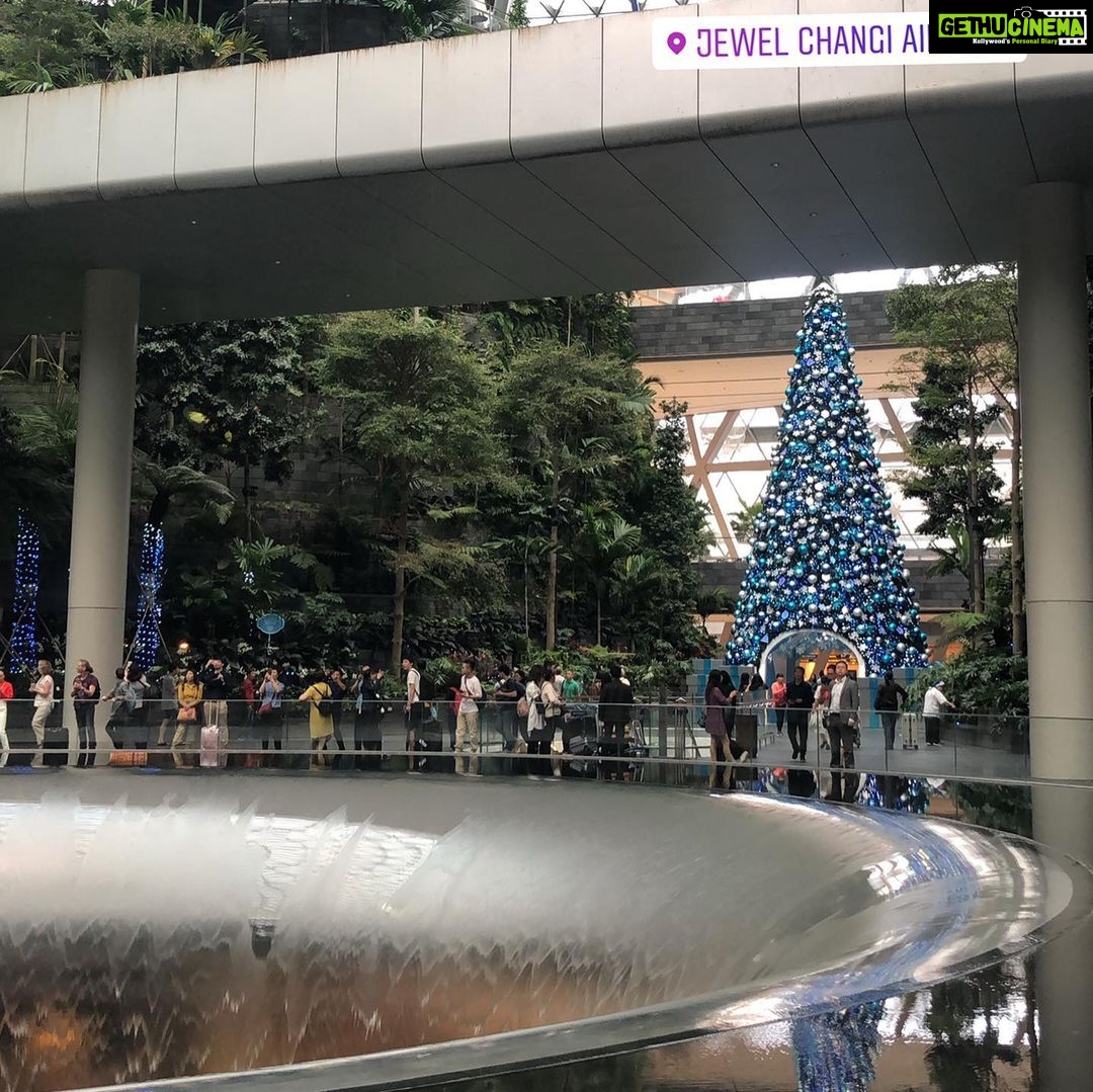 Shivani Rajashekar Instagram - Day 1 at the #JewelChangiAirport #Singapore2019 #thecousinstrip 😎🙆♀️ Jewel Changi Airport