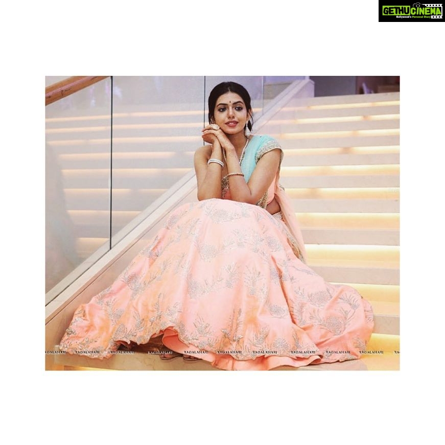 Shivani Rajashekar Instagram - One more 🌸🌸🌸 Wearing-@mugdhaartstudio @sashivangapallicouture Pc-@ragalahari