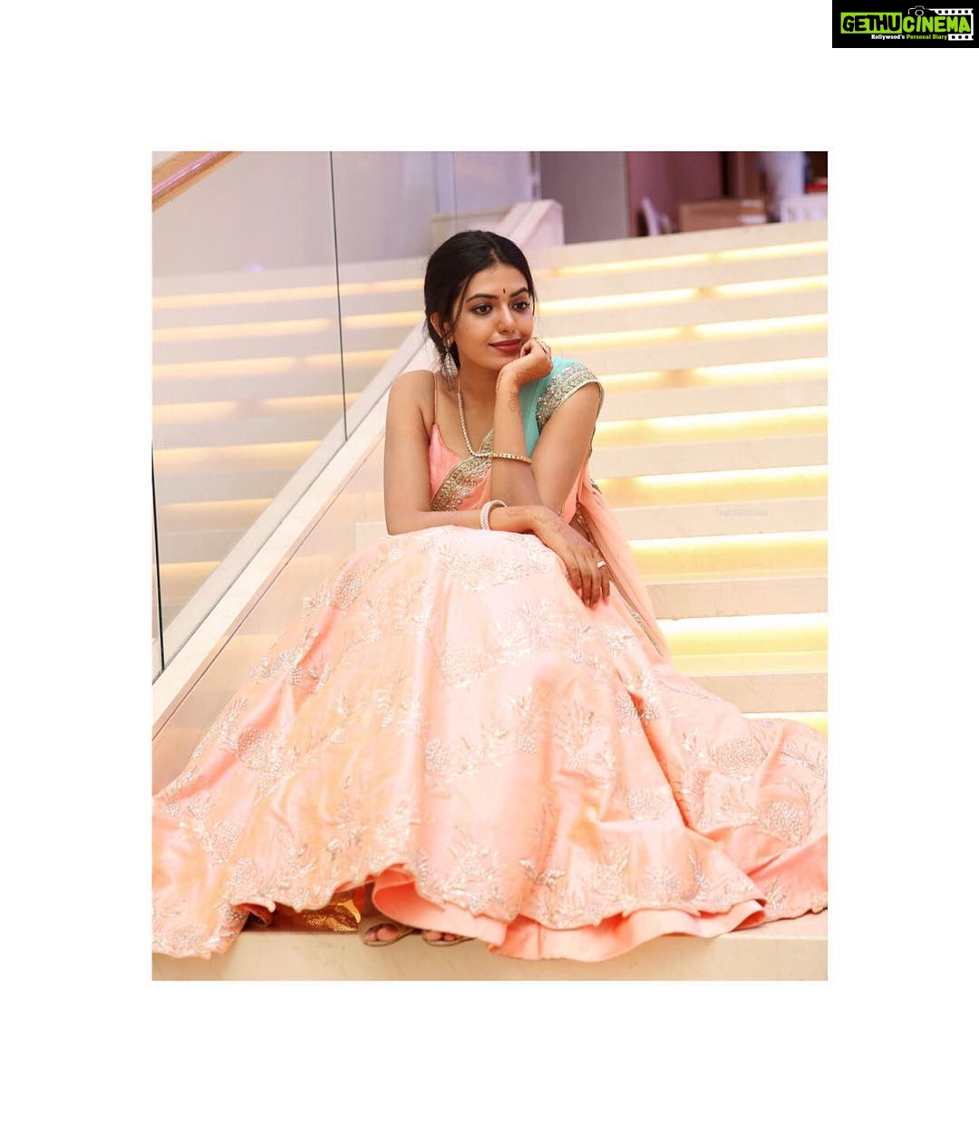 Shivani Rajashekar Instagram - 🌸🌸🌸 Wearing- @mugdhaartstudio @sashivangapallicouture Pictures courtesy- @ragalahari