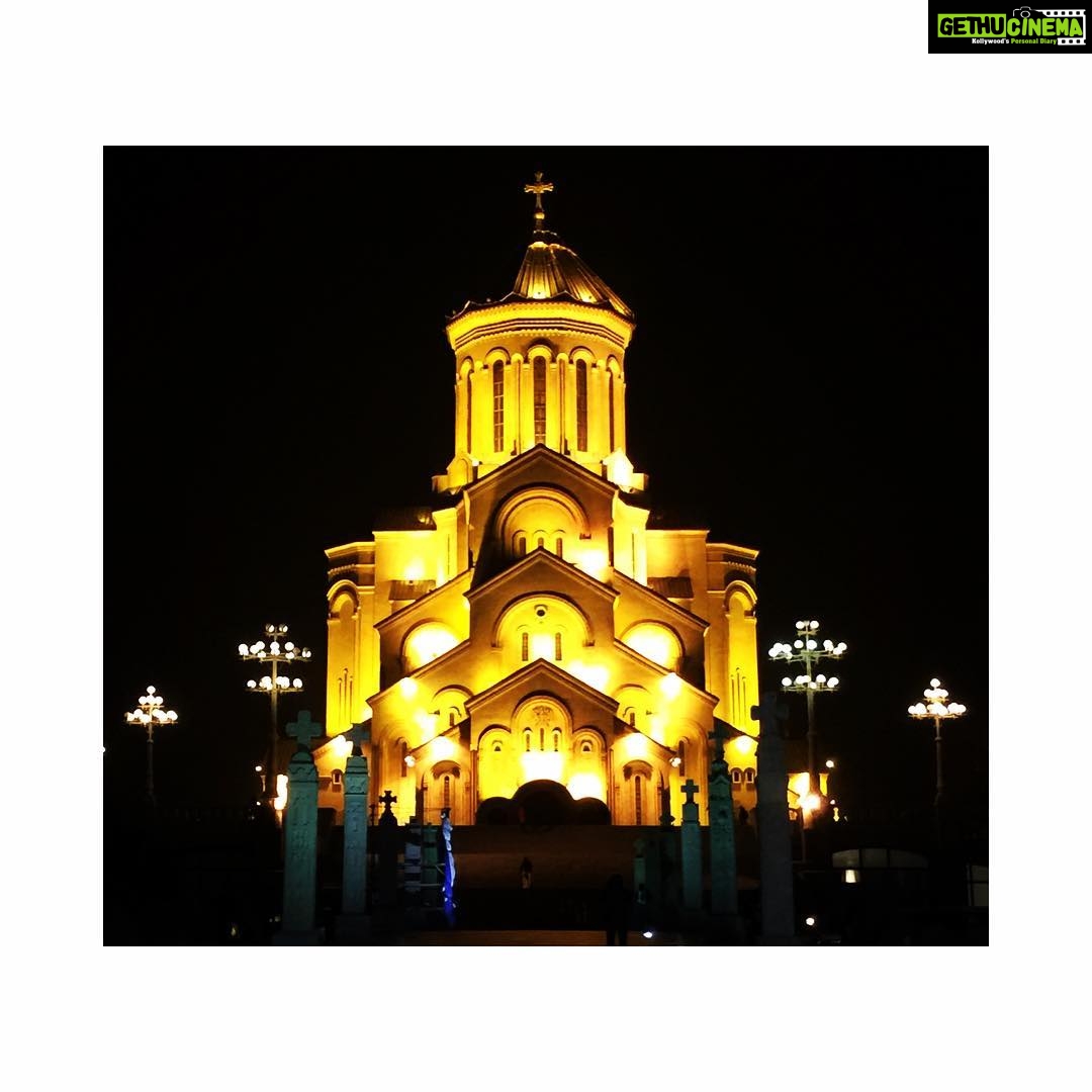 Shivani Rajashekar Instagram - #TheHolyTrinityCathedral 🙏🏻#tbilisigeorgia Discovering Pure Divinity!✨💫