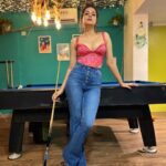 Shraddha Das Instagram - Be the exception🎱🙃 Corset top: @thesaikostudio Styling : @artbyavnee Jewellery : @blingvine Hair : @artist_alka 📹 @snehzala Location : @mumbaicoworking #corset #topknots #shraddhadas Mumbai Coworking