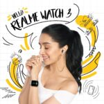 Shraddha Kapoor Instagram – Hey @realmeTechlife, you’ve got me obsessed with this all new Smart Watch and it’s Bluetooth Calling feature. 

Can’t wait for all my fans to experience it too!💫💜

#realmeWatch3

Launching on 26th July, 12:00PM!

#collab