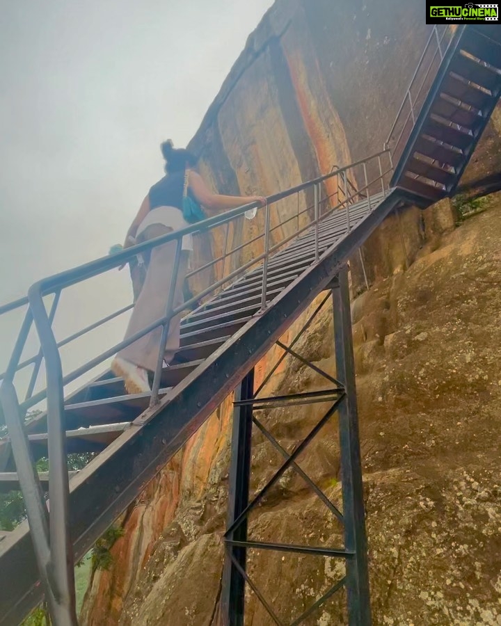Siddhi Idnani Instagram - highlight of my trip to Sri Lanka, there’s a sense of validation you feel every time you overcome an uphill struggle.. it’s not the mountain we conquer, but ourselves. The view, the wind, the prayers I was in sync with nature and it’s creation.. There isn’t a more soul enriching experience than this. Sri Lanka you absolute beauty! . . . . #srilanka #sigiriya #srilankatravel Sigiriya Rock