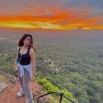 Siddhi Idnani Instagram - highlight of my trip to Sri Lanka, there’s a sense of validation you feel every time you overcome an uphill struggle.. it’s not the mountain we conquer, but ourselves. The view, the wind, the prayers I was in sync with nature and it’s creation.. There isn’t a more soul enriching experience than this. Sri Lanka you absolute beauty! . . . . #srilanka #sigiriya #srilankatravel Sigiriya Rock