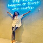Siddhi Idnani Instagram - the universe keeps giving me (neon) signs 🦋 Ahmedabad, India