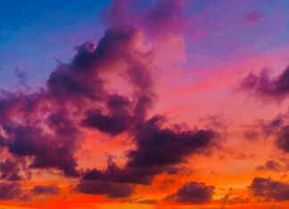 Siddhi Idnani Instagram - the sky spoke in a thousand colours today, what a beautiful feeling to live in that moment 💜 Chennai, India