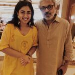 Siddhi Idnani Instagram - Overwhelmed beyond words could ever explain. #GODofCINEMA #SANJAYLEELABHANSALI 💜🦋💐😍🕊🌸⭐️☀️🎊🎀💛⭐️🙏🏻