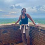 Siddhi Idnani Instagram - highlight of my trip to Sri Lanka, there’s a sense of validation you feel every time you overcome an uphill struggle.. it’s not the mountain we conquer, but ourselves. The view, the wind, the prayers I was in sync with nature and it’s creation.. There isn’t a more soul enriching experience than this. Sri Lanka you absolute beauty! . . . . #srilanka #sigiriya #srilankatravel Sigiriya Rock