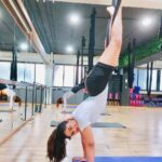 Siddhi Idnani Instagram – Never mess with a woman who hangs upside down for fun and for good skin 😝🤍🧘‍♀️