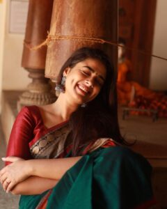 Siddhi Idnani Instagram - Kannaatti Special 🌈🕯 . . . . . Captured by - @deepak_durai_photography Styled by - @nandini_kalappa Conceptualised by - @prasatharunm Chennai, India