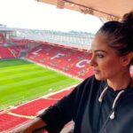 Simran Instagram – “Sports pull out a real internal hero out of you!”

Sending love and wishes to our @indianfootball all the way from the Cathedral of Football!
Cannot express the feeling of being at Anfield Stadium as a ⚽️ fan, forever!
#sportsforever #footballlove #liverpool