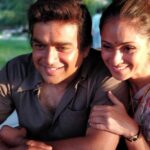 Simran Instagram - Being Meena Narayanan! Behind the Scenes of #Rocketry with #Madhavan & @[17841401817250844:@muralidarans] 😍 Kudos to the entire team for all their efforts and hard-work! @actormaddy super proud to be a part of your directorial debut! #RocketryTheFilm Launching in theaters near you tomorrow! 🚀