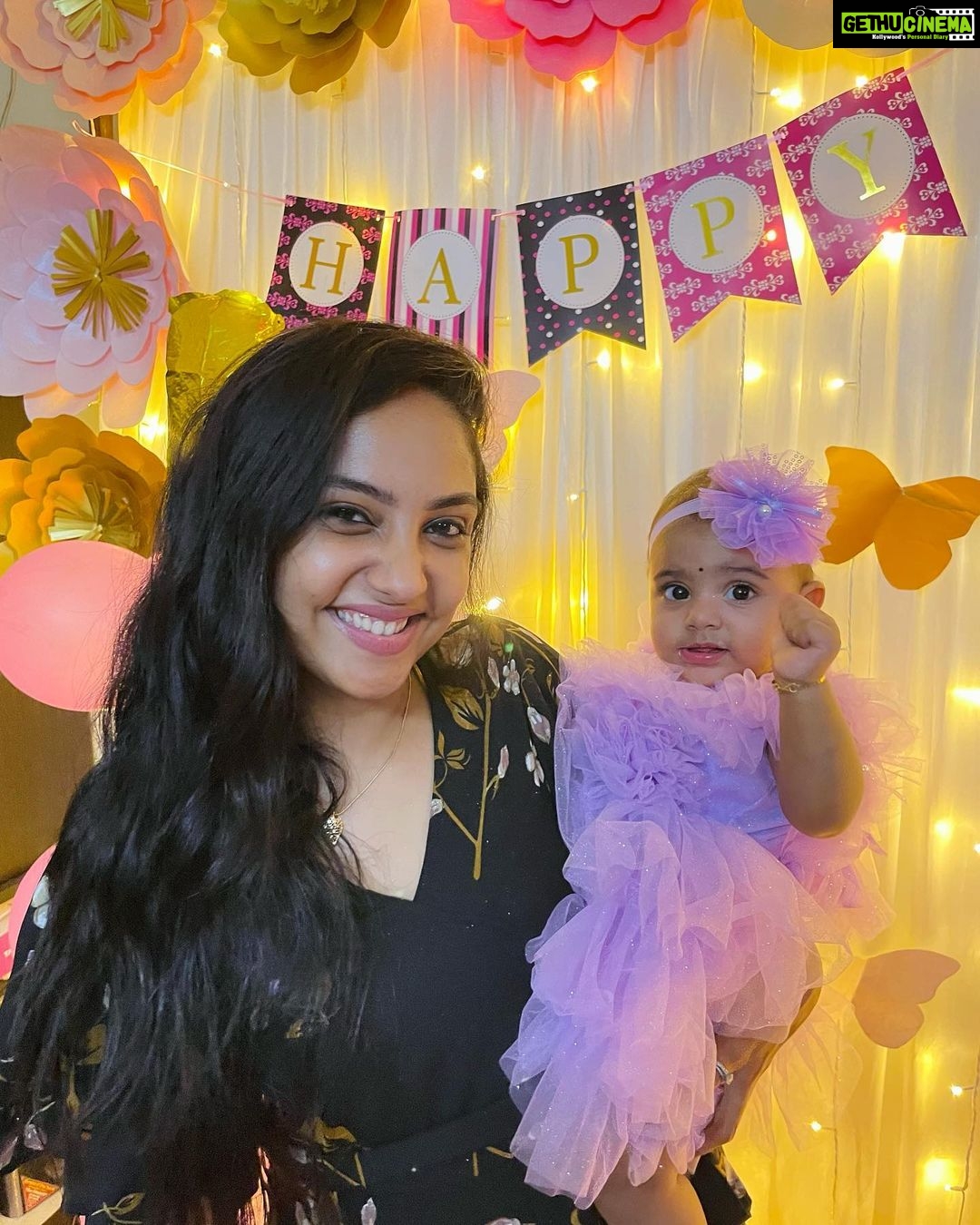 Smruthi Venkat Instagram - Happy happy birthday my precious π I promise to love you and cherish you every single second of my life π you mean the whole world to me π Chithi loves you sooooo much β€οΈ P.s. Donβt grow so fast