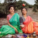 Smruthi Venkat Instagram - Happy happy birthday best friend Thanks for being The reason behind my laughter The apple of my eye My partner in crime and most importantly thanks for lending your shoulders whenever I need ✨ I know it’s a late post but it’s never late to celebrate 🎉 to another year of awesomeness 😘 I love you @sswethareddy 😘 PC @shadowsphotographyy Mua @lakshmiajay_makeupartistry Hair @mani_hairstylist Wardrobe @mv_bridalcouture