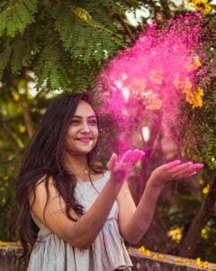 Smruthi Venkat Instagram - #happyholi ✨

PC @mithunksairam
