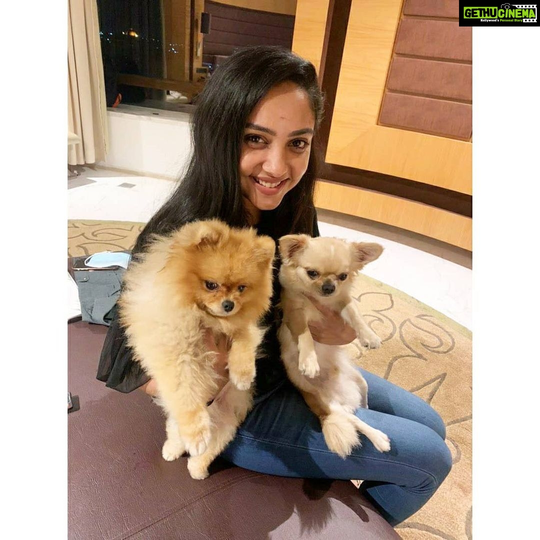 Smruthi Venkat Instagram - Who's cuter? Happy Monday!! ✨ #puppy #puppylove #cutest #pupper