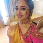 Smruthi Venkat Instagram - #sareesofinstagram #sareeselfie ❤️ Mua @lakshmiajay_makeupartistry Hair @durga_hair_stylist