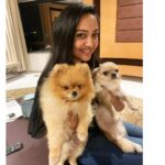 Smruthi Venkat Instagram - Who's cuter? Happy Monday!! ✨ #puppy #puppylove #cutest #pupper