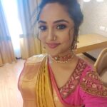 Smruthi Venkat Instagram - #sareesofinstagram #sareeselfie ❤️ Mua @lakshmiajay_makeupartistry Hair @durga_hair_stylist