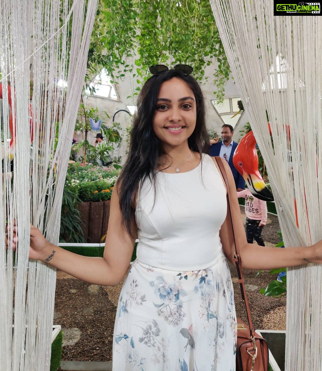 Smruthi Venkat Instagram - Throw back to Catching butterflies ✨✨ #dubaidiaries #butterfly #butterflygarden #vacation #throwback #dubaibutterflygarden #beforequarantine