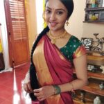Smruthi Venkat Instagram - #saree ❤️ Styled by @shimona_stalin