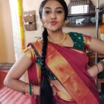 Smruthi Venkat Instagram - #saree ❤️ Styled by @shimona_stalin