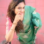Smruthi Venkat Instagram - Saree after a long time 😻 Saree @swarnasaris Pc @mithunksairam #saree #mondaymotivation #sareelove #traditional #tamilponnu