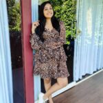 Smruthi Venkat Instagram - #coorgdiaries #whenincoorg #breakfromwork #vacaymode #animalprintlover Wardrobe @labelmana ❤️