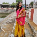 Smruthi Venkat Instagram - #dhavani #tamil #work #shooting #smruthivenkat ✨
