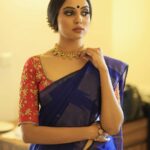Smruthi Venkat Instagram – Saree @laya_thesareestore 💕