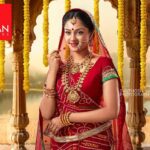 Smruthi Venkat Instagram - #gujarati#bridal#muhuratcollection#kalyanjewellers#workmode ✨ Pc @santhoshphoto Styled by @njsatz