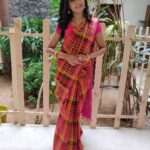 Smruthi Venkat Instagram - #pink #saree #traditional #nofilter #oneplus6 #smruthivenkat ✨