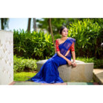 Smruthi Venkat Instagram - Elegance never goes out of style ✨ Pc @ashwinthclicker H&M @reenapaiva Wardrobe @laya_thesareestore