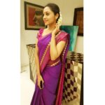 Smruthi Venkat Instagram - Sareeandmalli💜