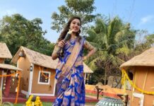 Smruthi Venkat Instagram - மகிழ்ச்சி பொங்கட்டும் அன்பு பொங்கட்டும் பக்தி பொங்கட்டும் ஆரோக்கியம் பொங்கட்டும் இனிய பொங்கல் நல்வாழ்த்துக்கள் ✨ H&M @hairandmakeupbysubhi