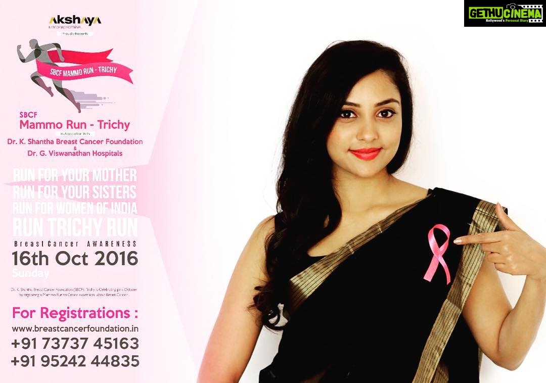 Smruthi Venkat Instagram - #pinkoctober#awareness#breastcancerawareness#preventcancer!