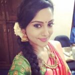Smruthi Venkat Instagram - #ethnic#saree#traditionalme#loveforjumkas😍