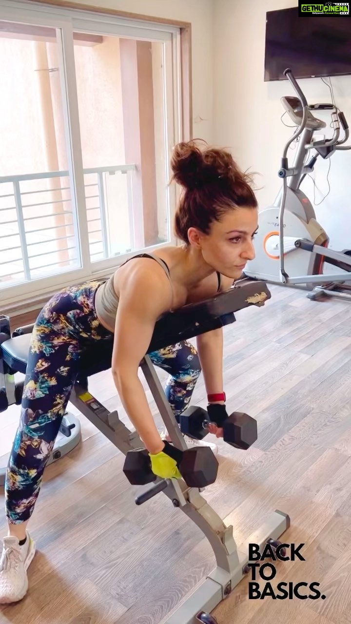 Soha Ali Khan Instagram - Back to basics ! #workout #fitness #back #backworkout @maheshfitnessclub