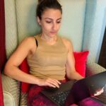 Soha Ali Khan Instagram - Inni and Bobo 2 is coming out very soon - just doing the finishing touches now!! And I have to say that I am loving the new #macbookair with its super fast M2 chip 💨 and in a gorgeous midnight colour ❤️ #inniandbobo @kunalkemmu