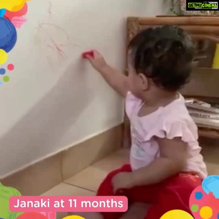 Sruthi Hariharan Instagram - Watching your child grow up is a memorable journey. And as parents, we try to make it more special by giving them the best of everything. @sruthi_hariharan22 gave her daughter, Janaki, the gift of creative exploration through @dabbleplayart products. ๐คฉ Dabble takes great delight in offering you a selection of premium quality, eco-friendly & safe playart products so as a parent you can be worry free! We have a strong scientific focus for a more secure and satisfying art indulgence, making us more than just another art brand. ๐จ Hereโs why Dabble is the right choice for your child: ๐ Developed by Expressive Arts Therapists and moms ๐ Free of harmful preservatives like parabens, phthalates, paraffin, sulphates etc. ๐ India's first art company to list ingredients on a package ๐ Unique formulation developed by scientists and food technologists with months of trial & error in picking ingredients from nature like coconuts, soy, vitamin oils, child-safe wax and more. So when we say #growwithdabble, we actually hope for you to choose from a wide range of offerings for you kids, starting at just 6 months of age. Dabble is all about uninhibited play in colours ; Dabble doesnโt come with rules; and itโs never too early or too late to Dabble. ๐ค๐ฅฐ Use code PLAY15 to shop from our website. Link in bio. #growwithdabble #dabbleeveryday #artfromthestart #freeplayishealthyplay #letyourcoloursmakesomenoise