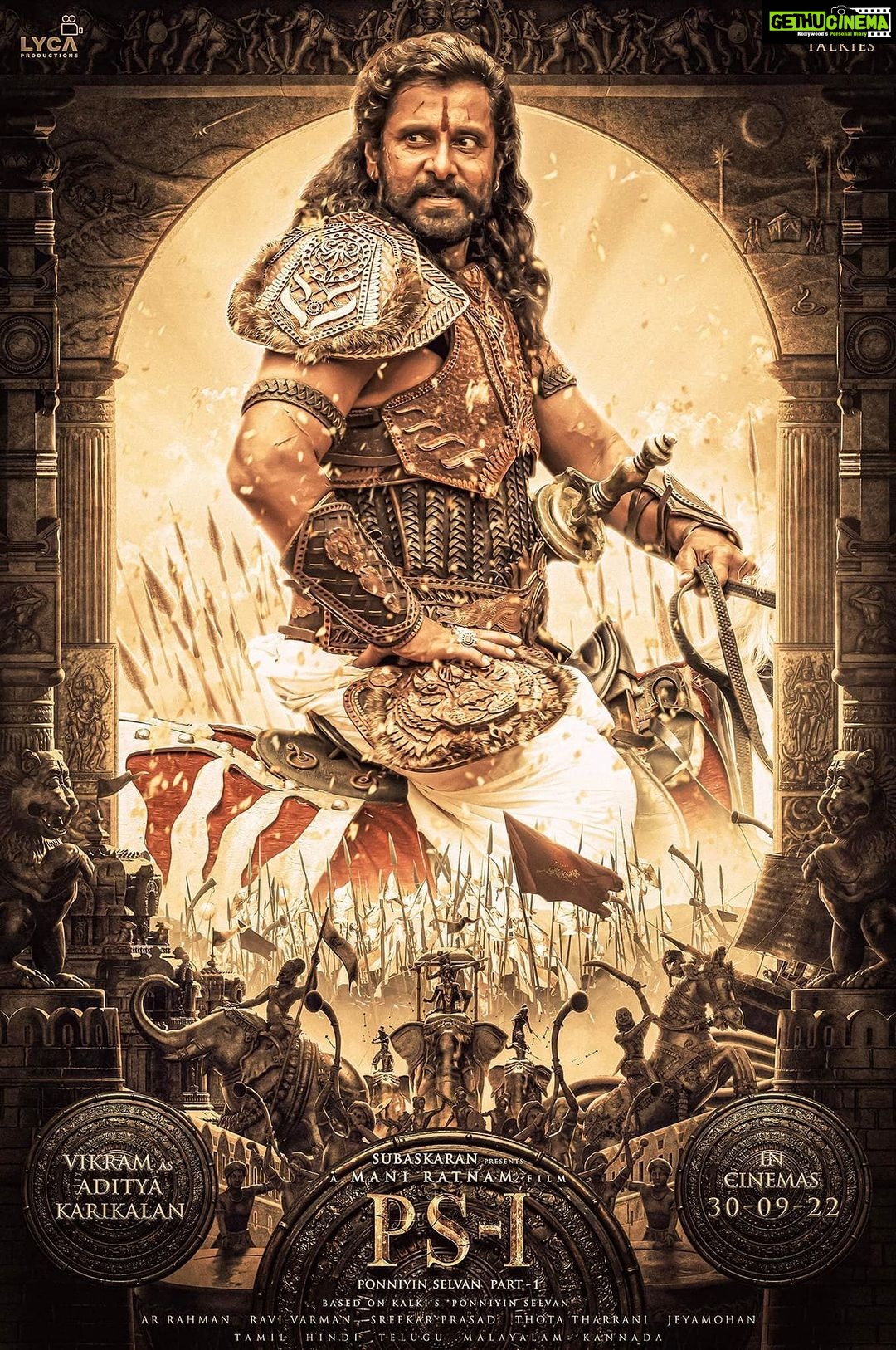 Suhasini Maniratnam Instagram - Welcome the Chola Crown Prince! The Fierce Warrior. The Wild Tiger. Aditya Karikalan! #PS1 đź—ˇ@MadrasTalkiesOfficial @LycaProductions #ManiRatnam #Vikram @JayamRaviOfficial @SiKarthi #AishwaryaRaiBachchan #Trisha @OfficialAishwarya @SobhitaDhulipalaOfficial #Prabhu @SarathKumarOfficial @JayaramActor @PrakashRajOfficial | Jayachitra | @rahmanthestar @IamVikramPrabhu @ashwinkakumanuofficial @ActorLal @RParthibanOfficial @riyazkhanactorofficial | Mohan Raman | @PrimeVideoIN @arjun.chidambaram |BabuAntony | @arrahman | RaviVarman | ThotaTharrani | SreekarPrasad | Jeyamohan | SivaAnanth | Brinda | @costumesbyeka | VikramGaikwad | @Kishandasandco @NYVFXWAALA @redchilliescolor | VidhyaSubramanian | Kumaravel | GopiPrasanna | JohnsonPRO |
