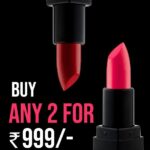 Sunny Leone Instagram – Flaunt an Irresistible Pout! 
Limited Period Offer* Buy Any 2 Lipsticks for INR 999/-
Offer valid on starstruckbysl.com. 
.
#nationallipstickday #offer #sale #lipstickshades #crueltyfree #cleancosmetics
