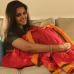 Swathishta Krishnan Instagram – 💓 Saree @gbiwomen
Styling @rebecca.maria.rowena