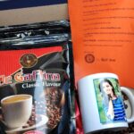 Swathishta Krishnan Instagram - Any coffee lovers here??? Just take a min to look at these goodies ❤ Being a coffee addict ☕☕ nothing can make me happier than these 😘 thank you @decaffina For sending me these instant coffee packs. Absolutely cute packaging n loved ur mug and those roasted coffee beans. By the time I post this, my coffee is getting ready.. ☕☕☕ can't wait for a sip.❤ will post my comment on the taste very soon😊