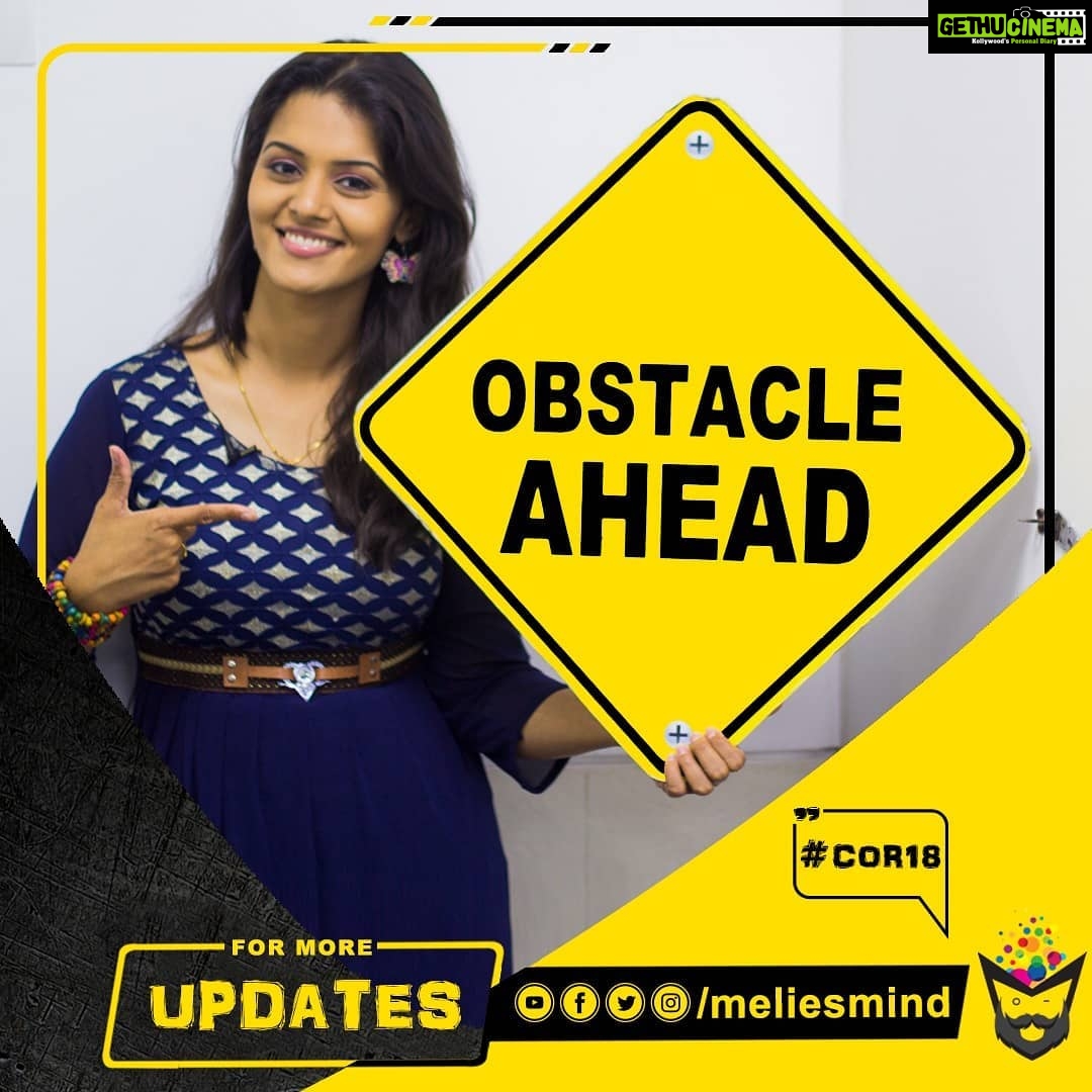 Swathishta Krishnan Instagram - Chennai is gonna witness something new❤ #obstcleahead 💪 #comingsoon @melies_mind ✅