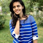 Swathishta Krishnan Instagram - Keep calm n stay blue💙 styled by @swathirao2257 Pc: @manoj_kumar_0706 #morningvibes #bleedblue #iphonexclick #swagg