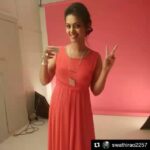Swathishta Krishnan Instagram - #Repost @swathirao2257 (@get_repost) ・・・ Happy association 😀 #photoshoot #workingstills #picturescomingsoon 😍😍 Model : @swathishta_krishnan On camera : @vanchijackson Wearing : @blendinstyle @subis508 Accessories : @fineshinejewels @blendinstyle @swathirao2257 Makeover: @jancyrani1824 Styled by : @swathirao2257